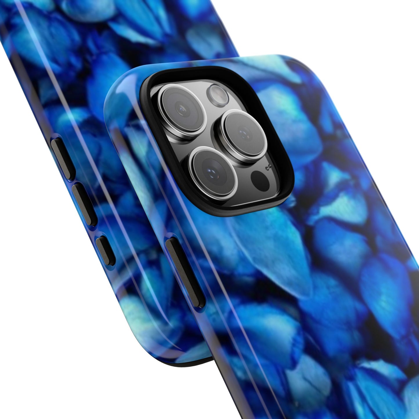Blue Petals Tough Phone Case