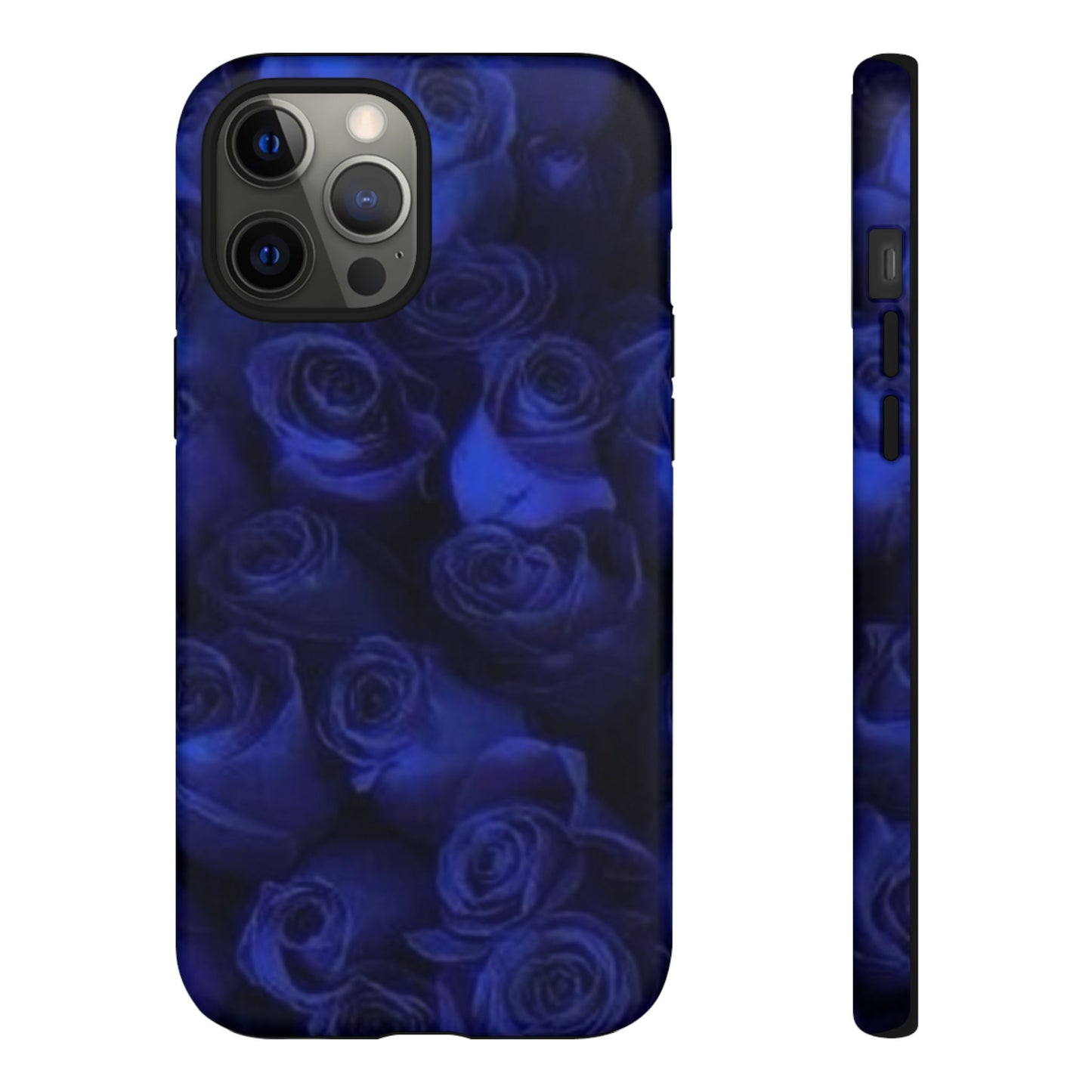 Dark Blue Roses Tough Phone Case