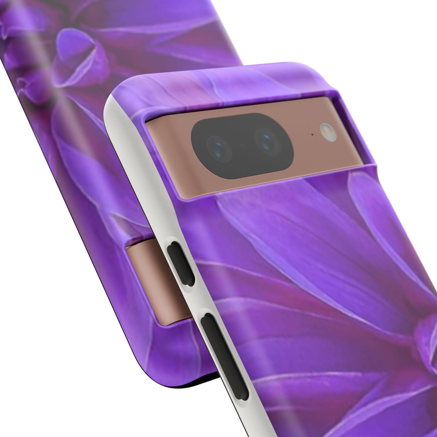 Purple Dahlia Tough Phone Case