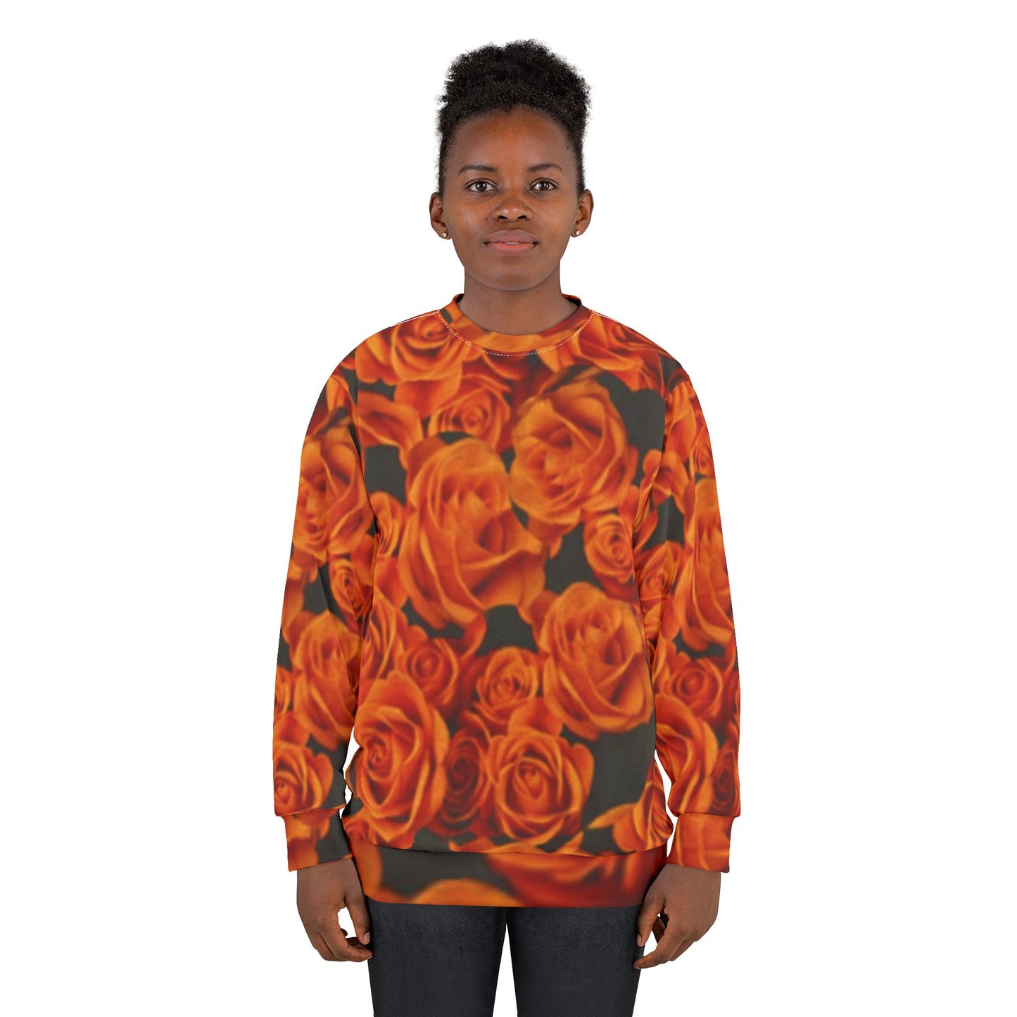Orange Roses Sweatshirt