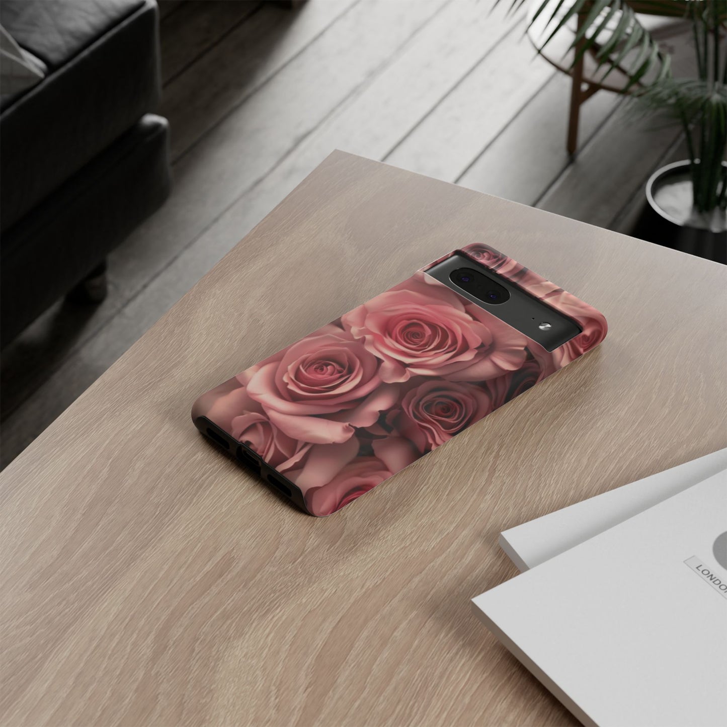 Pink Roses Tough Phone Case