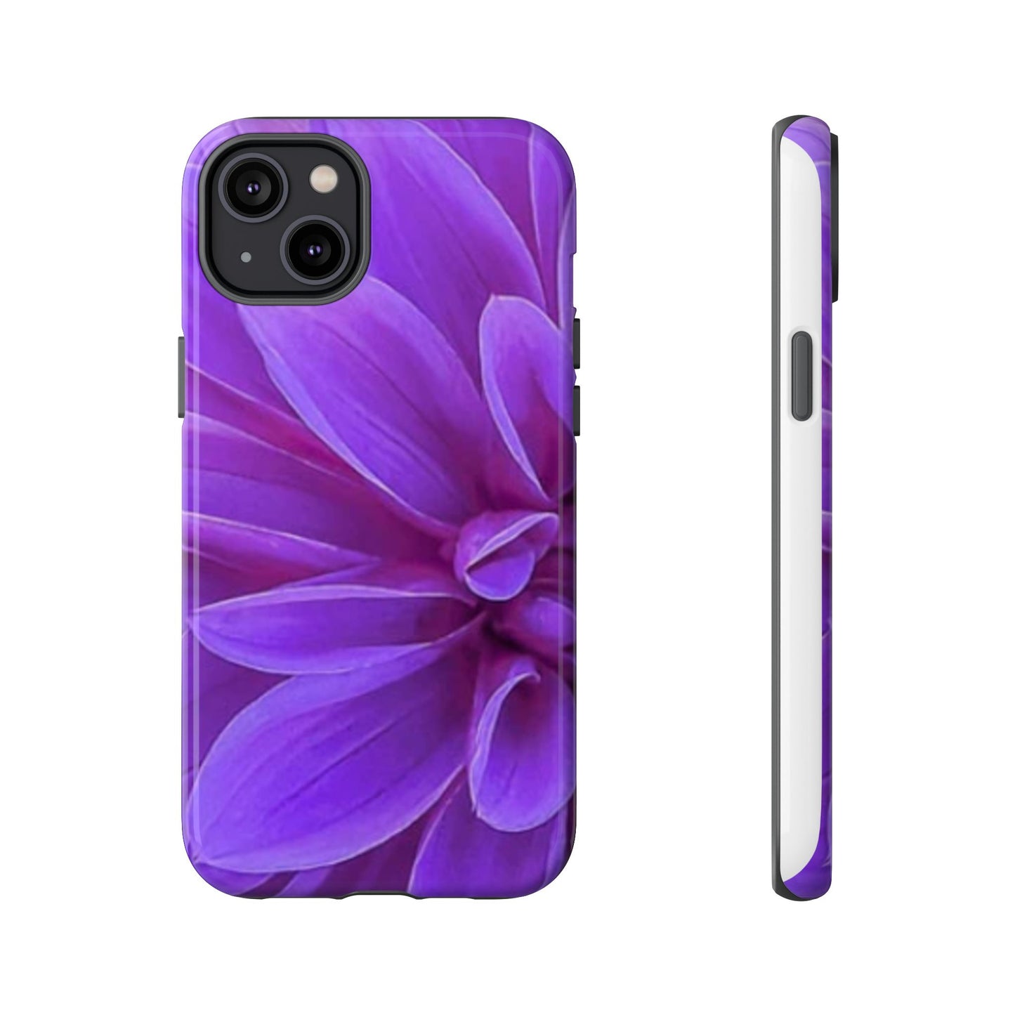 Purple Dahlia Tough Phone Case