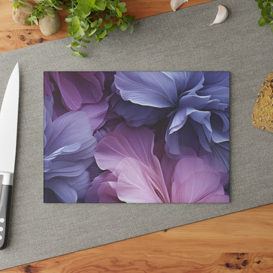 Floral Flow Glass Cutting Board
