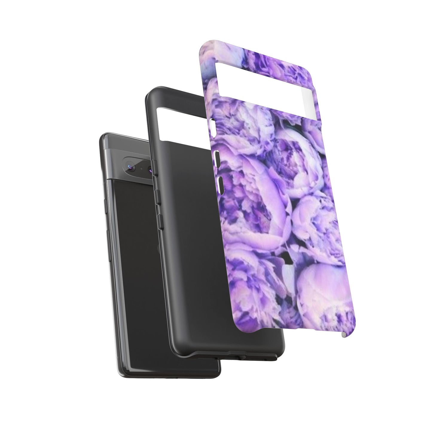 Purple Peony Tough Phone Case