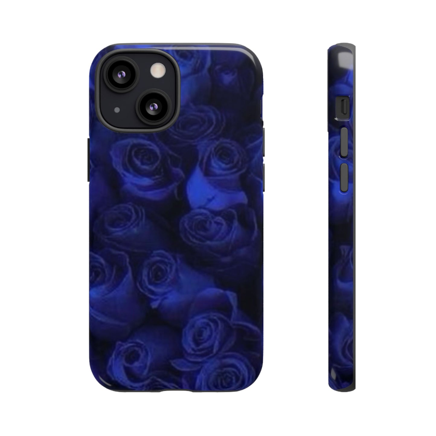 Dark Blue Roses Tough Phone Case