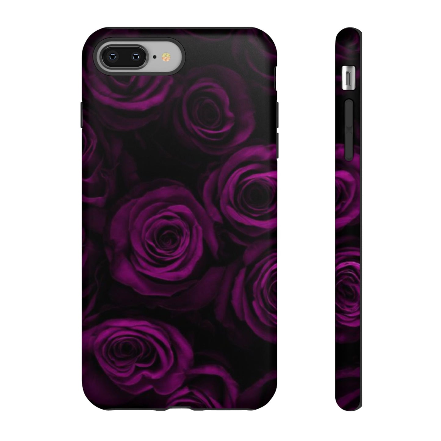 Dark Purple Roses Phone Tough Case