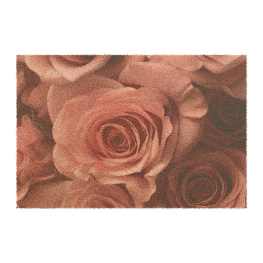 Pink Roses Doormat