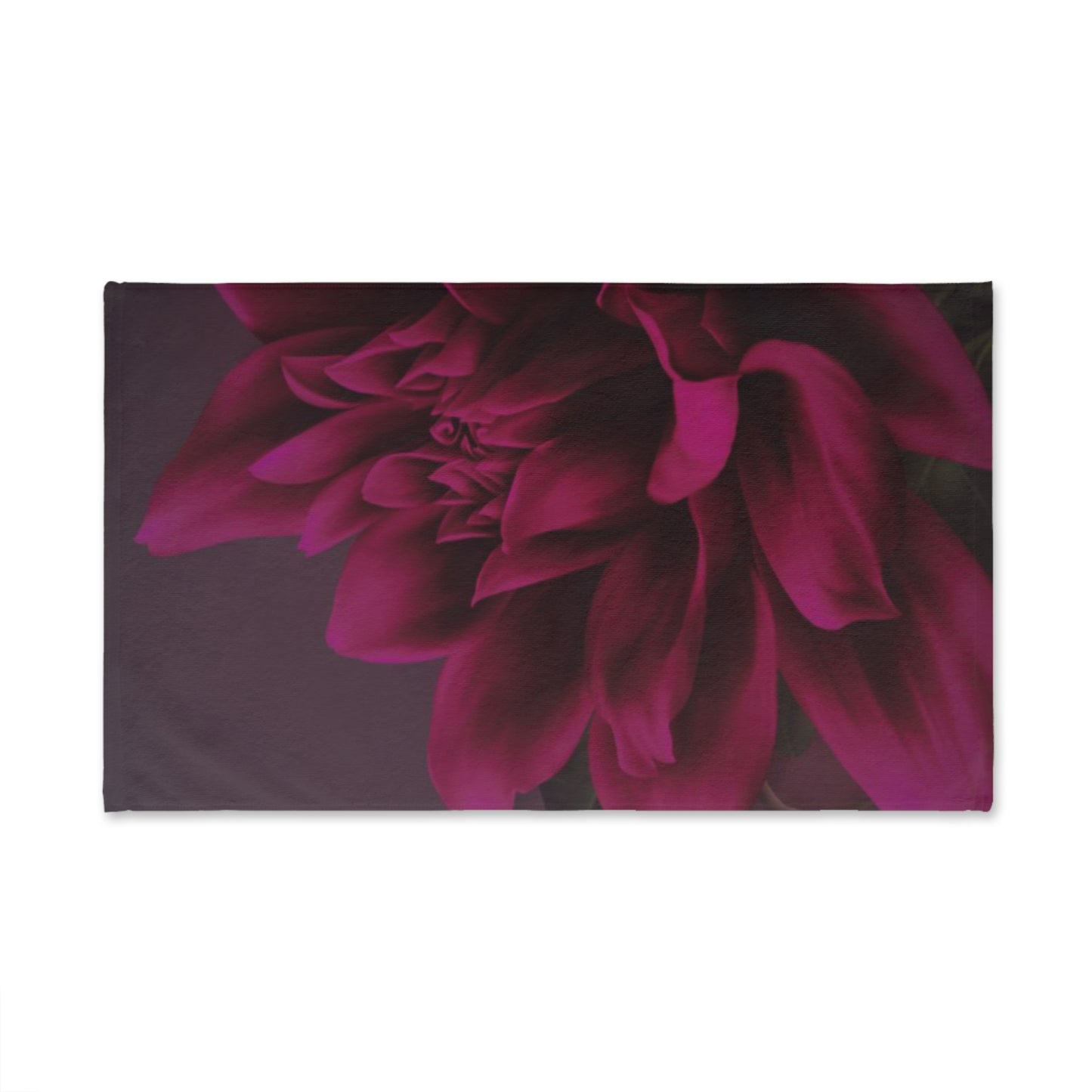 Magenta Dahlia Hand Towel