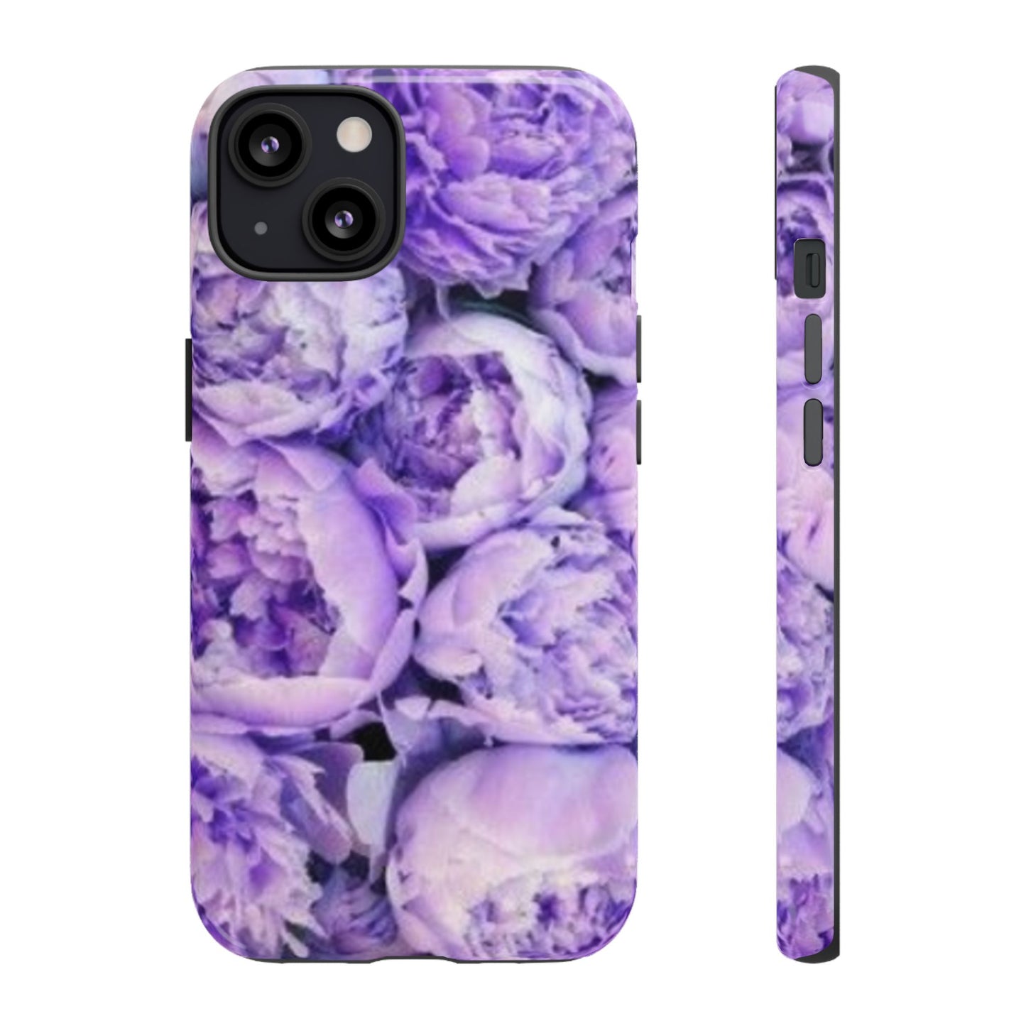 Purple Peony Tough Phone Case
