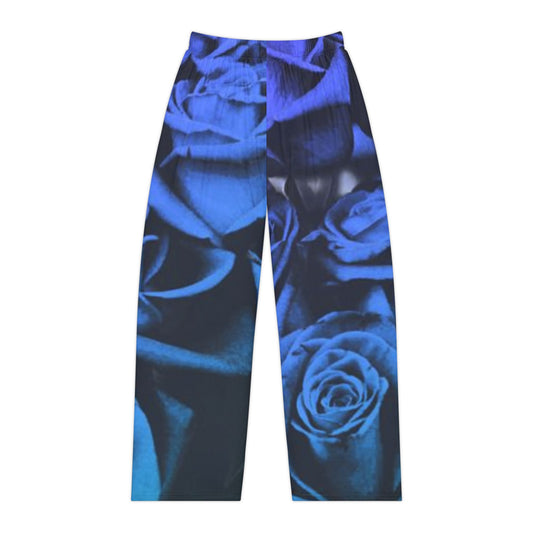 Blue Roses Pajama Pants