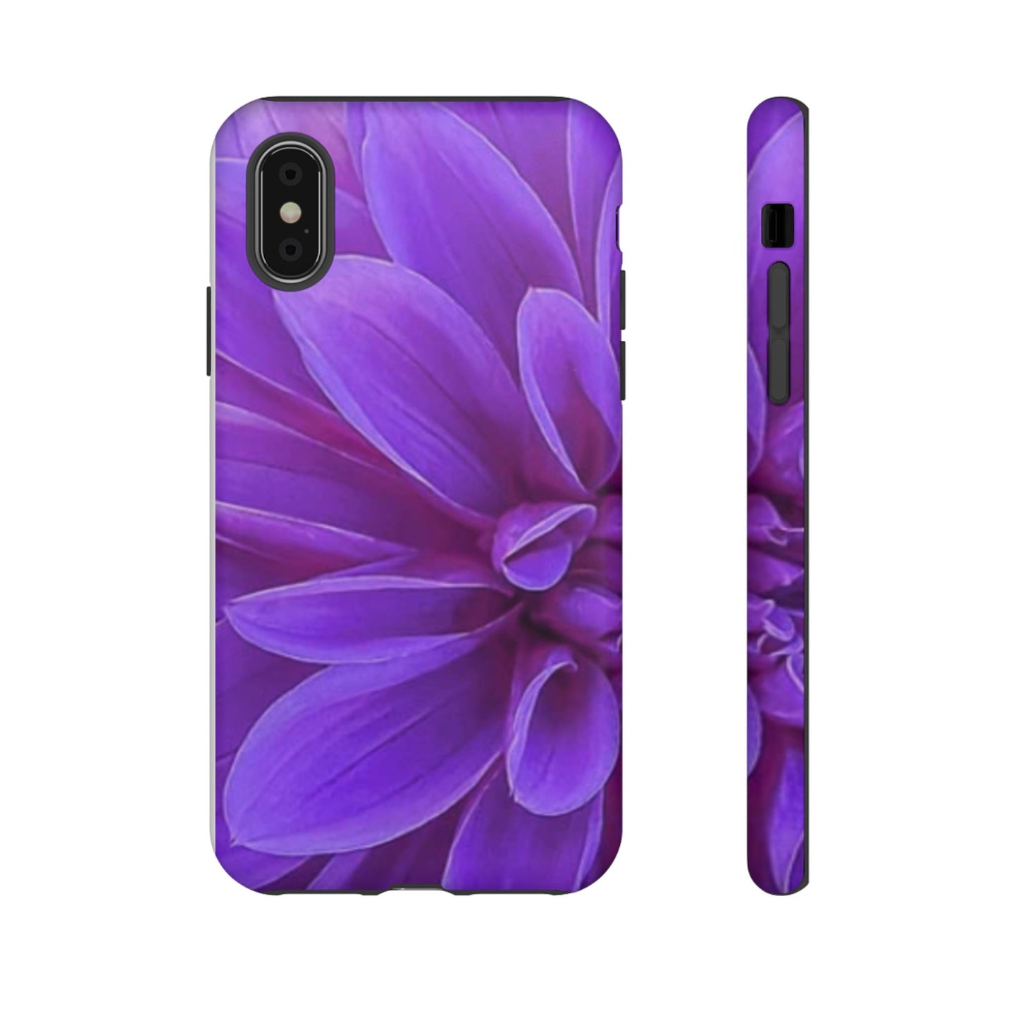 Purple Dahlia Tough Phone Case