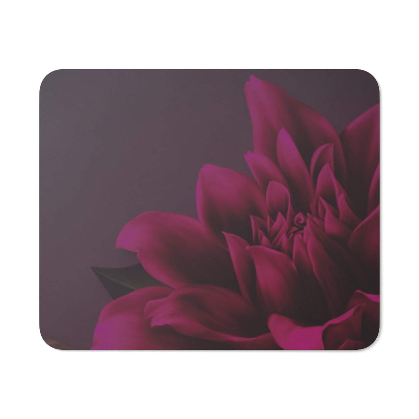 Magenta Dahlia Desk Mouse Pad