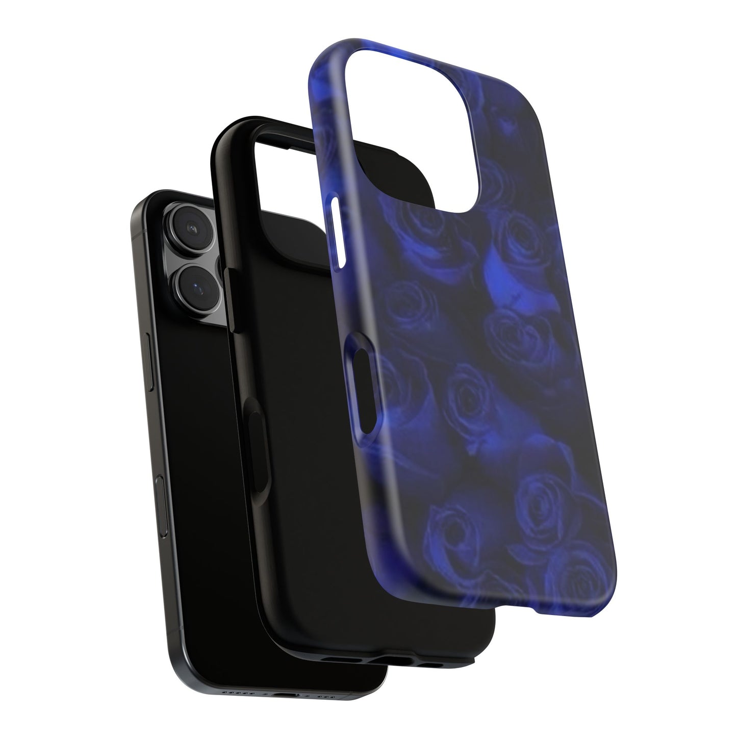 Dark Blue Roses Tough Phone Case