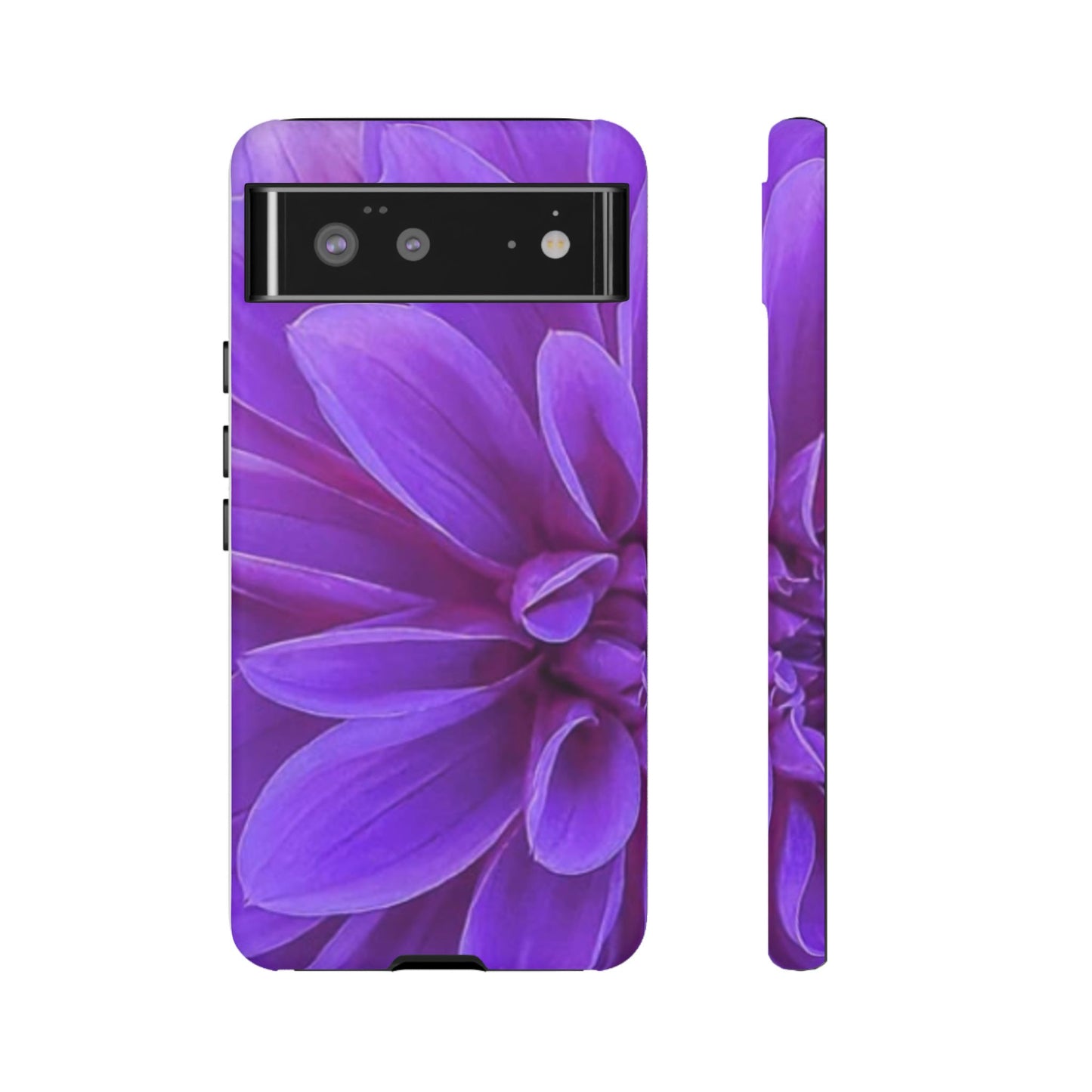 Purple Dahlia Tough Phone Case