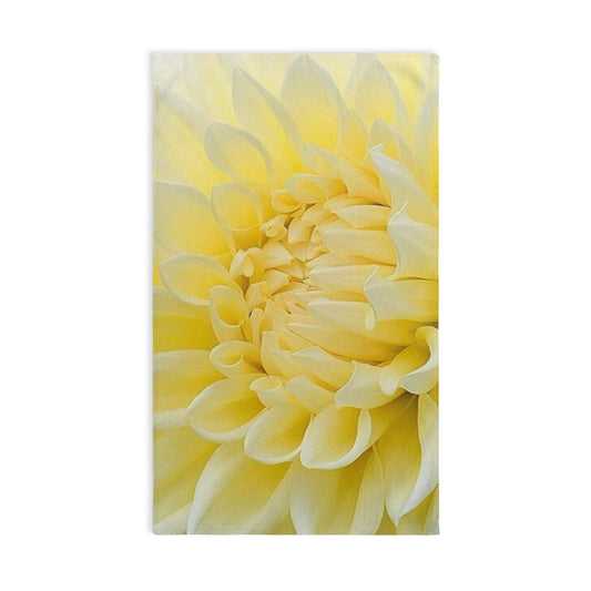Yellow Dahlia Hand Towel