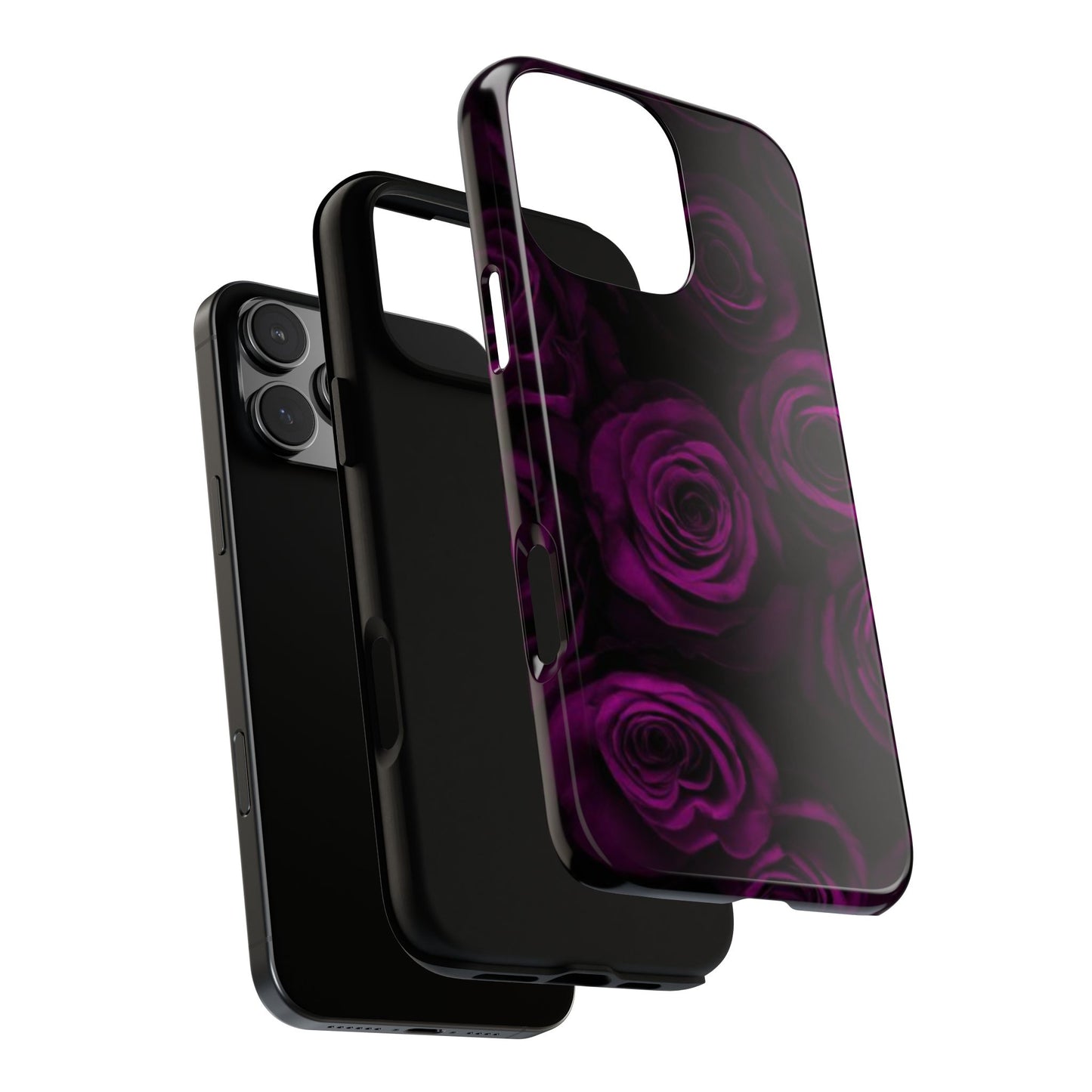 Dark Purple Roses Phone Tough Case