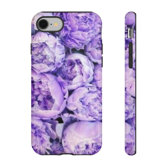 Purple Peony Tough Phone Case