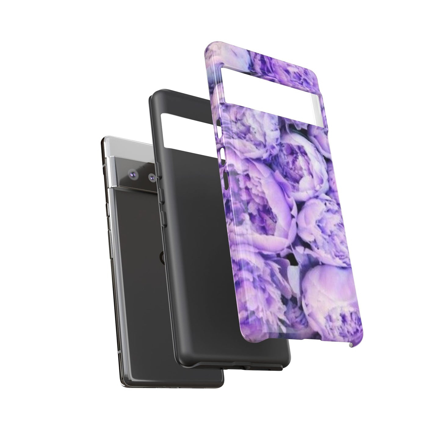 Purple Peony Tough Phone Case