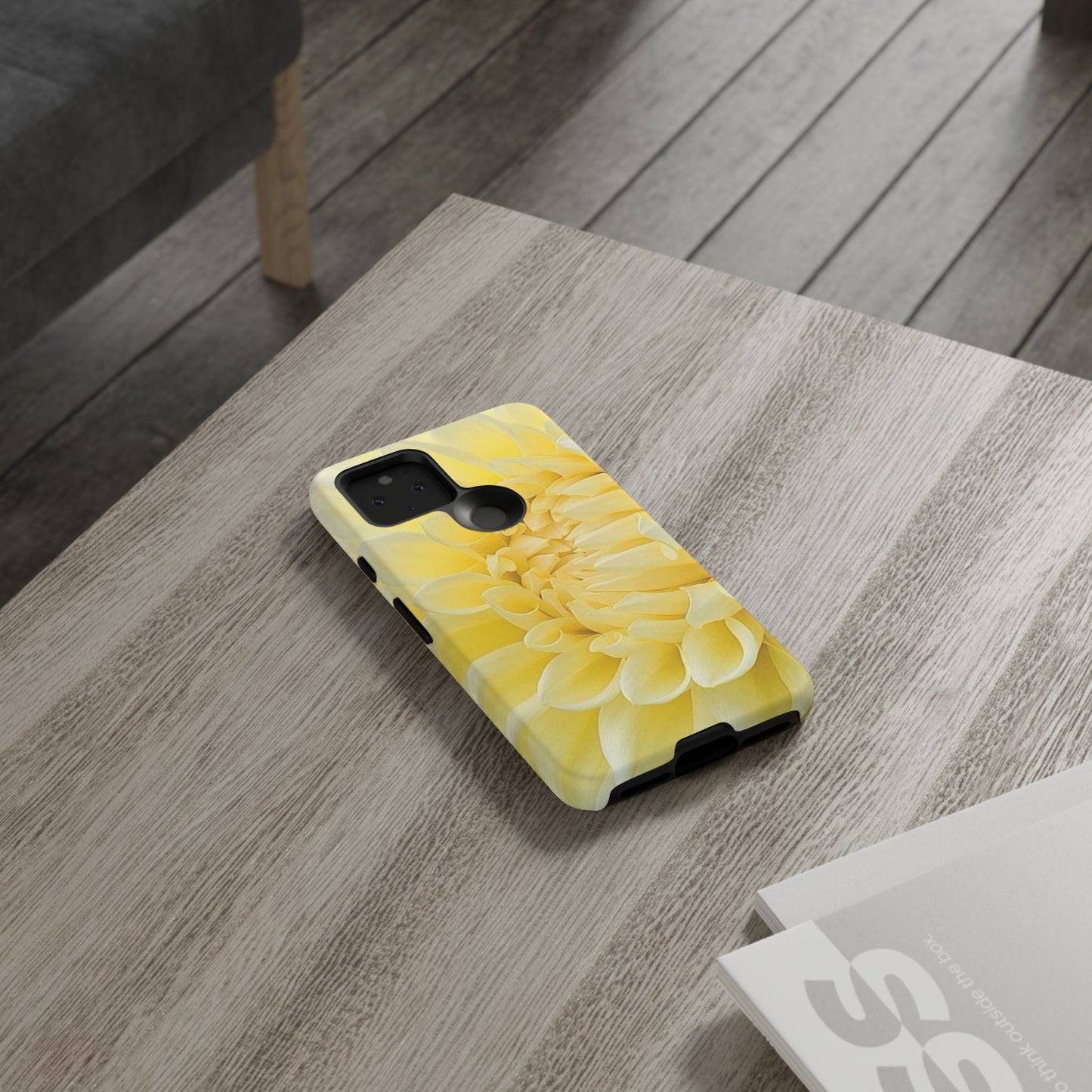 Yellow Dahlia Phone Tough Case
