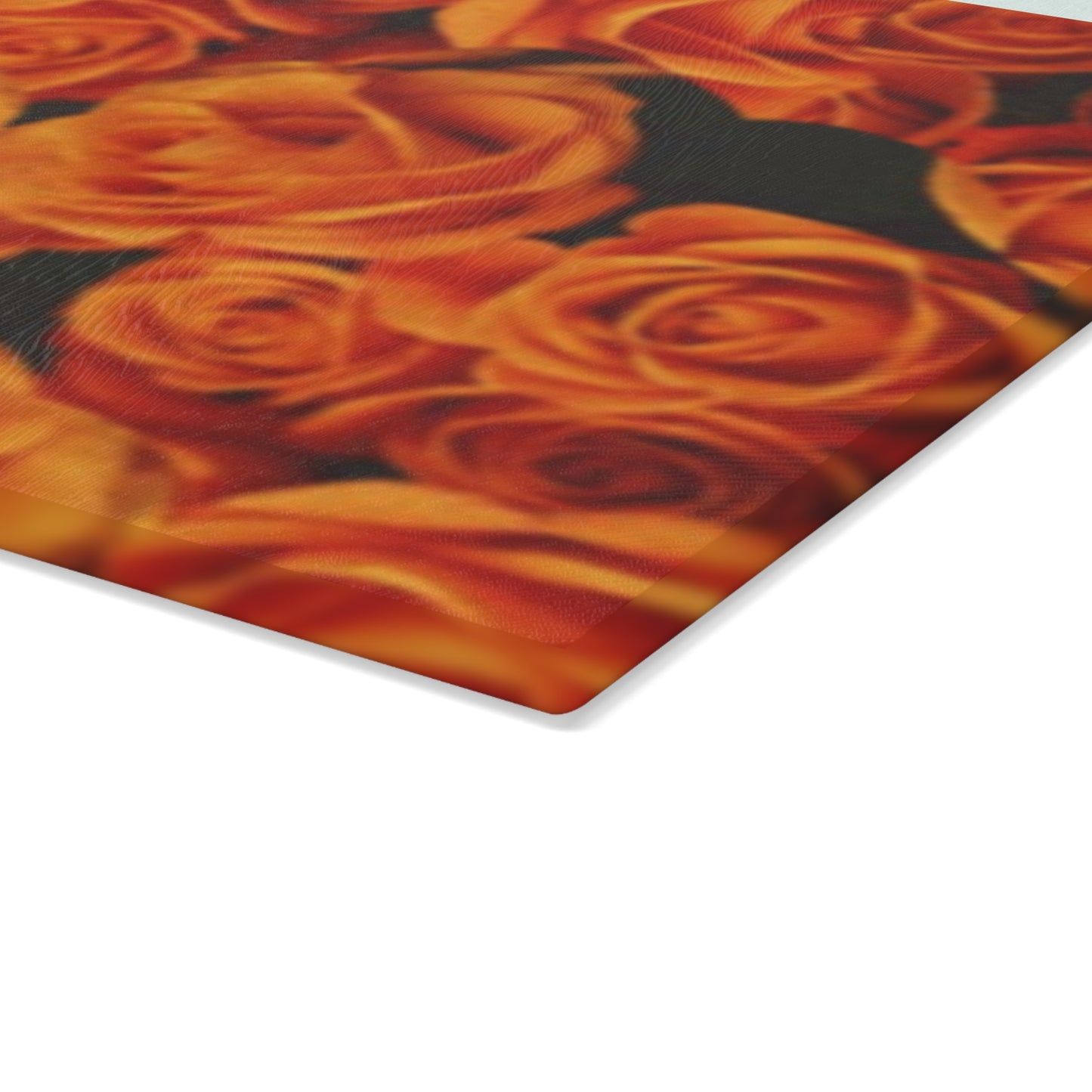Orange Roses Cutting Board