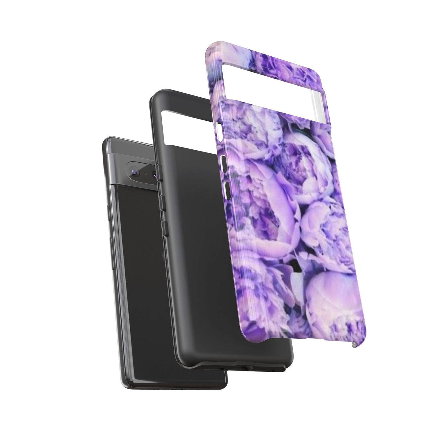 Purple Peony Tough Phone Case