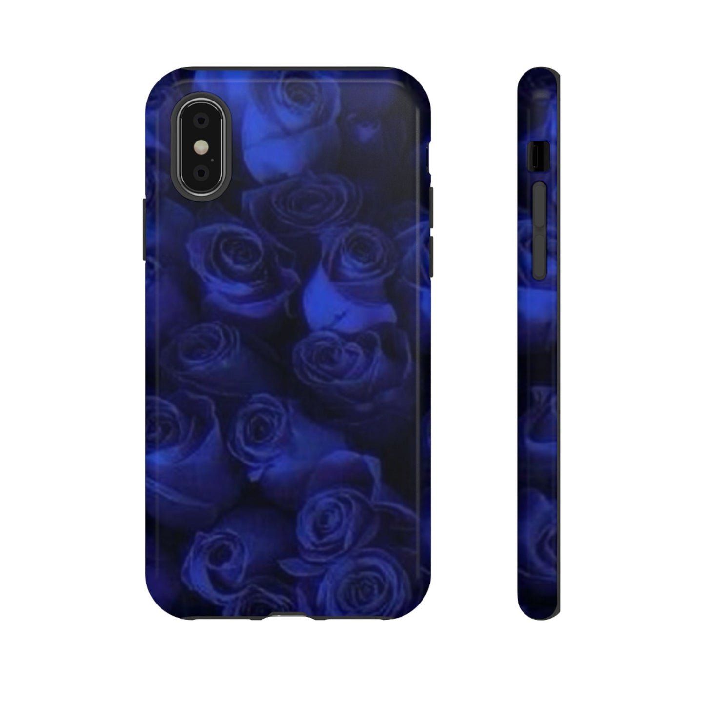 Dark Blue Roses Tough Phone Case