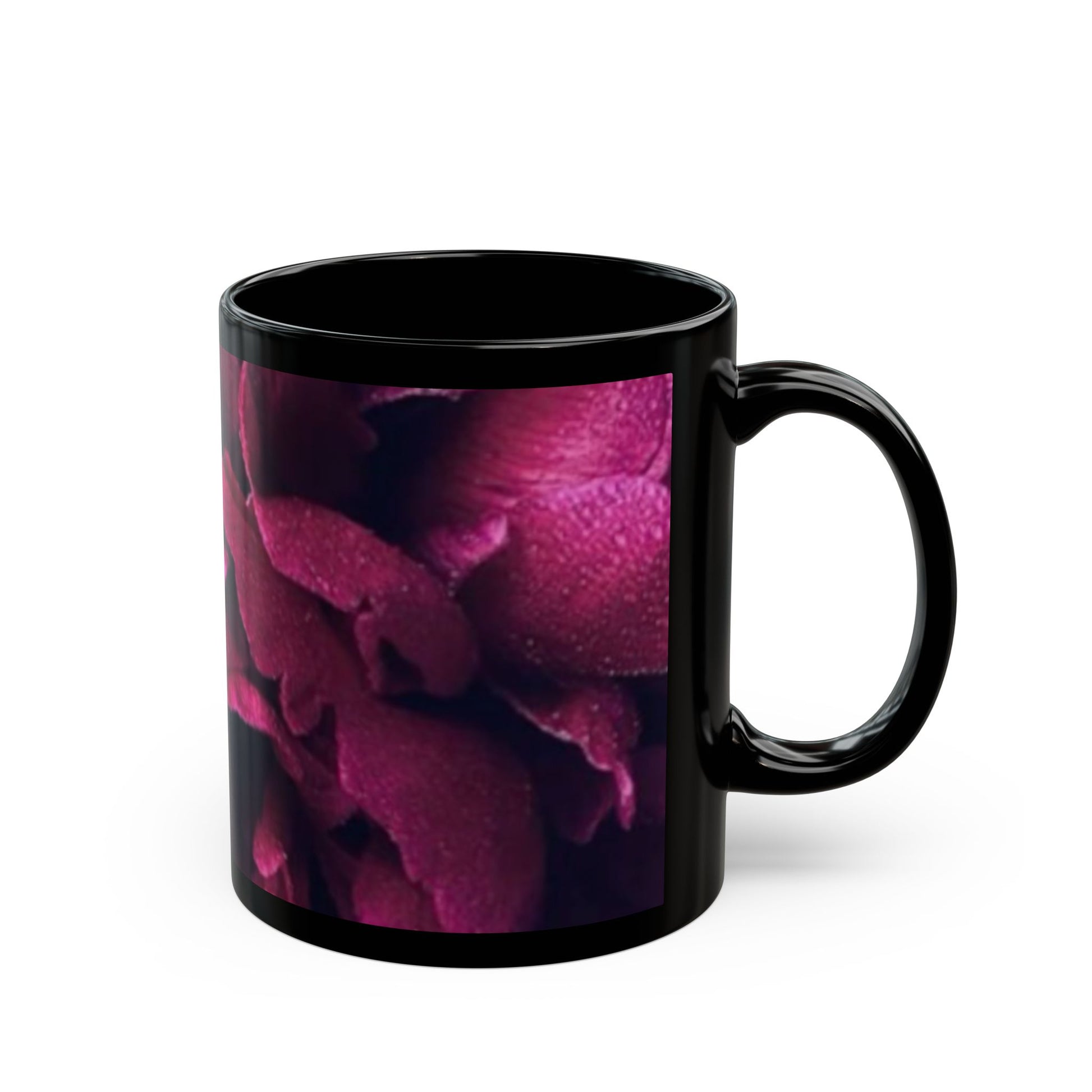 Magenta Floral Design Mug – Bold and Beautiful Gift Mug