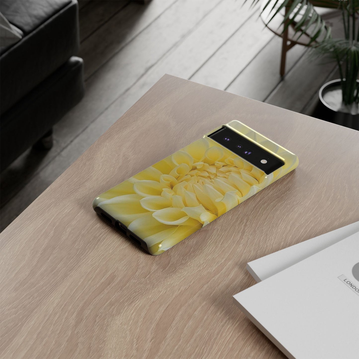 Yellow Dahlia Phone Tough Case