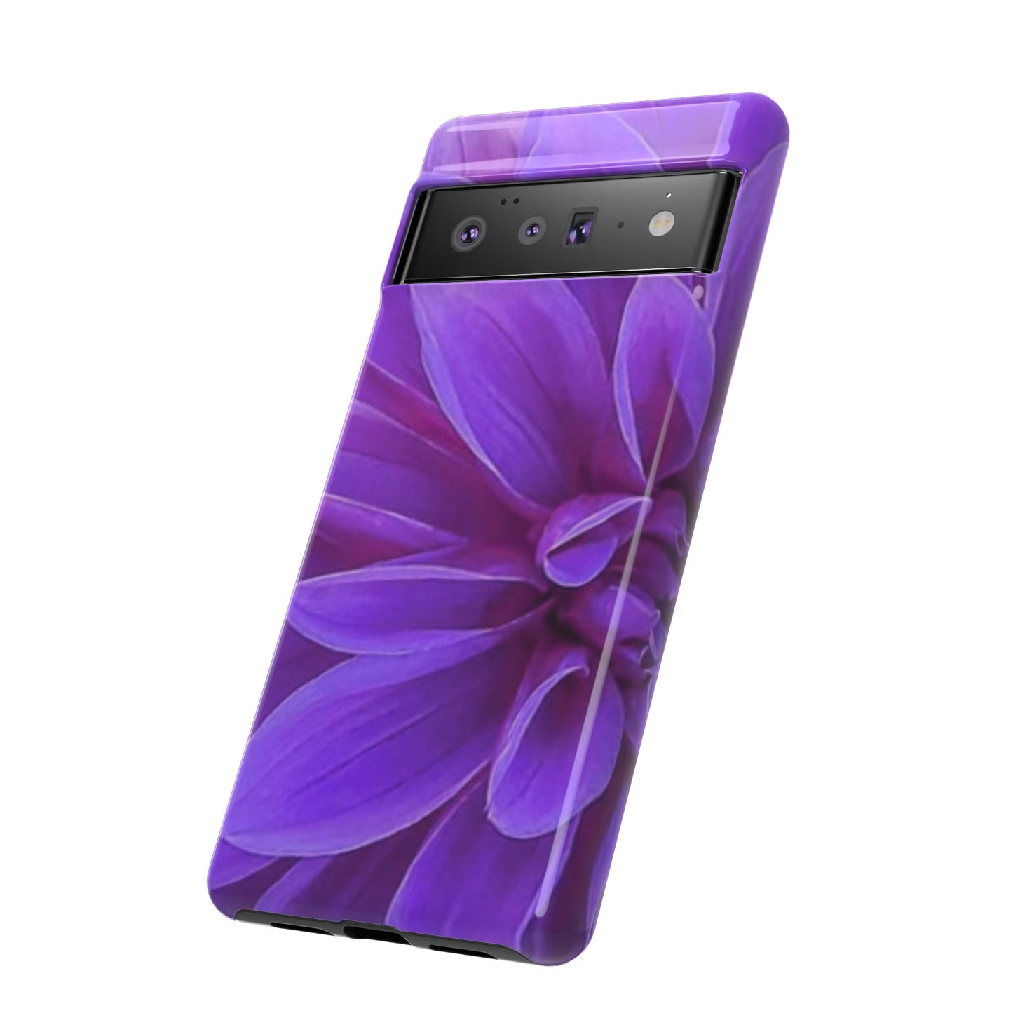 Purple Dahlia Tough Phone Case