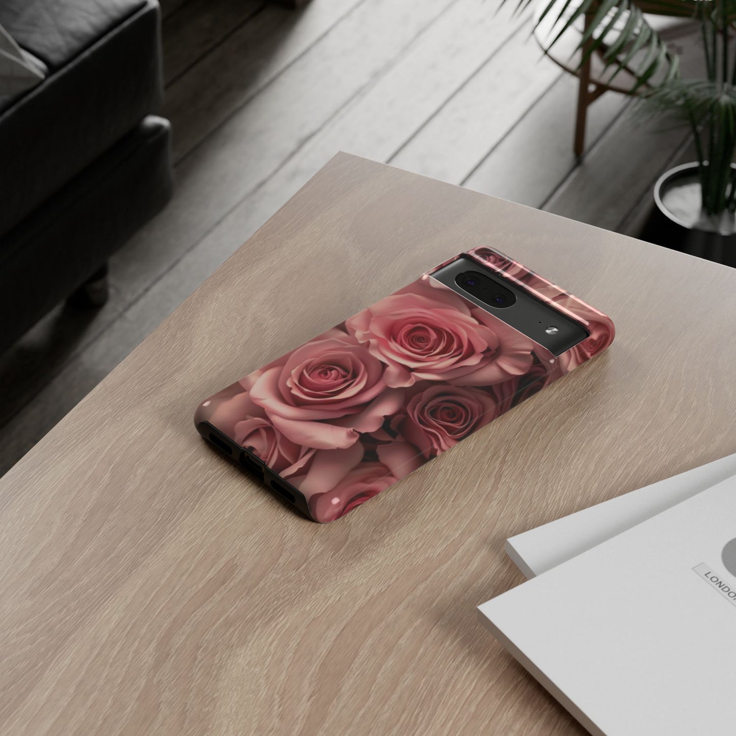 Pink Roses Tough Phone Case