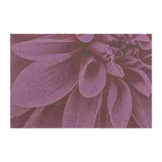 Purple Dahlia Doormat