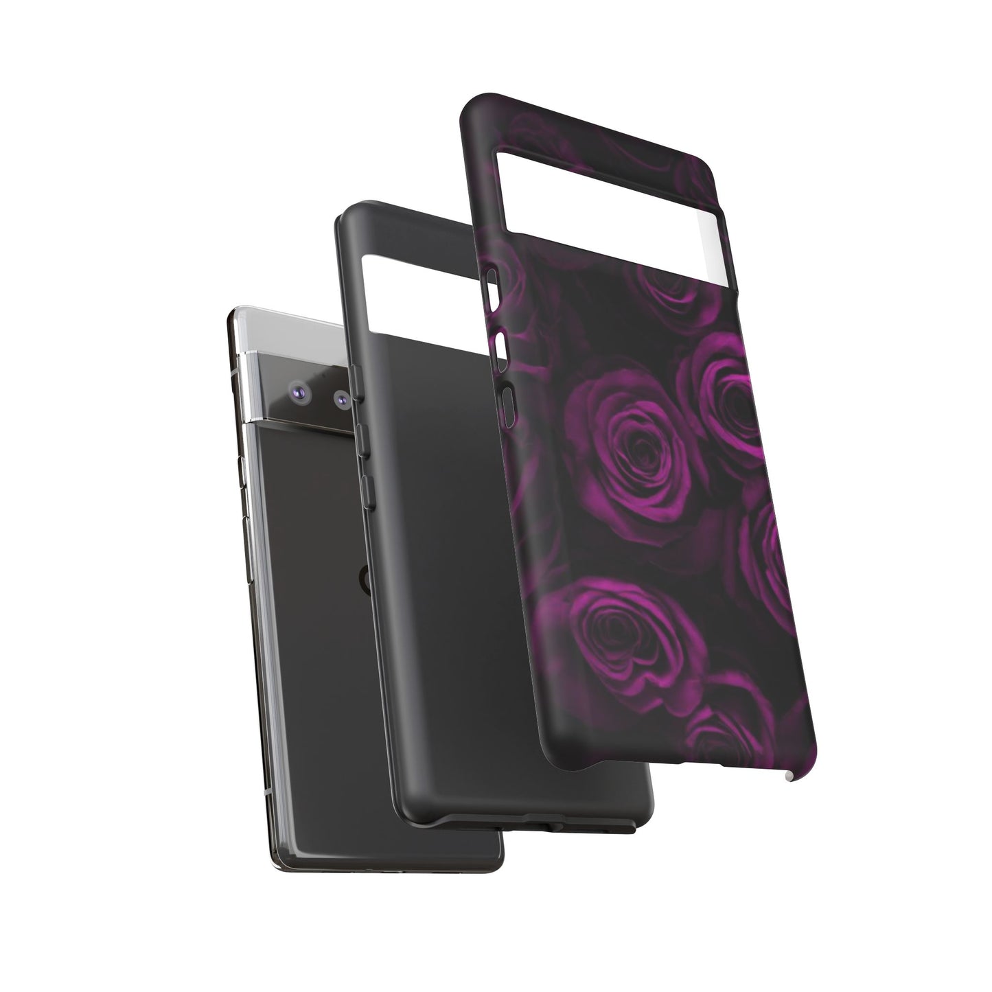 Dark Purple Roses Phone Tough Case