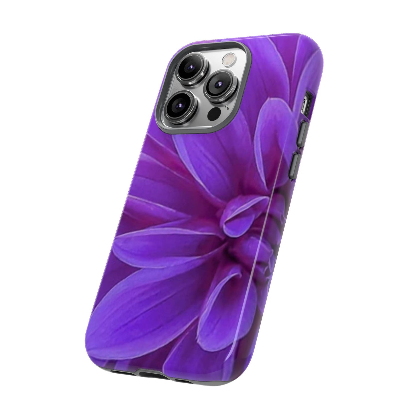 Purple Dahlia Tough Phone Case