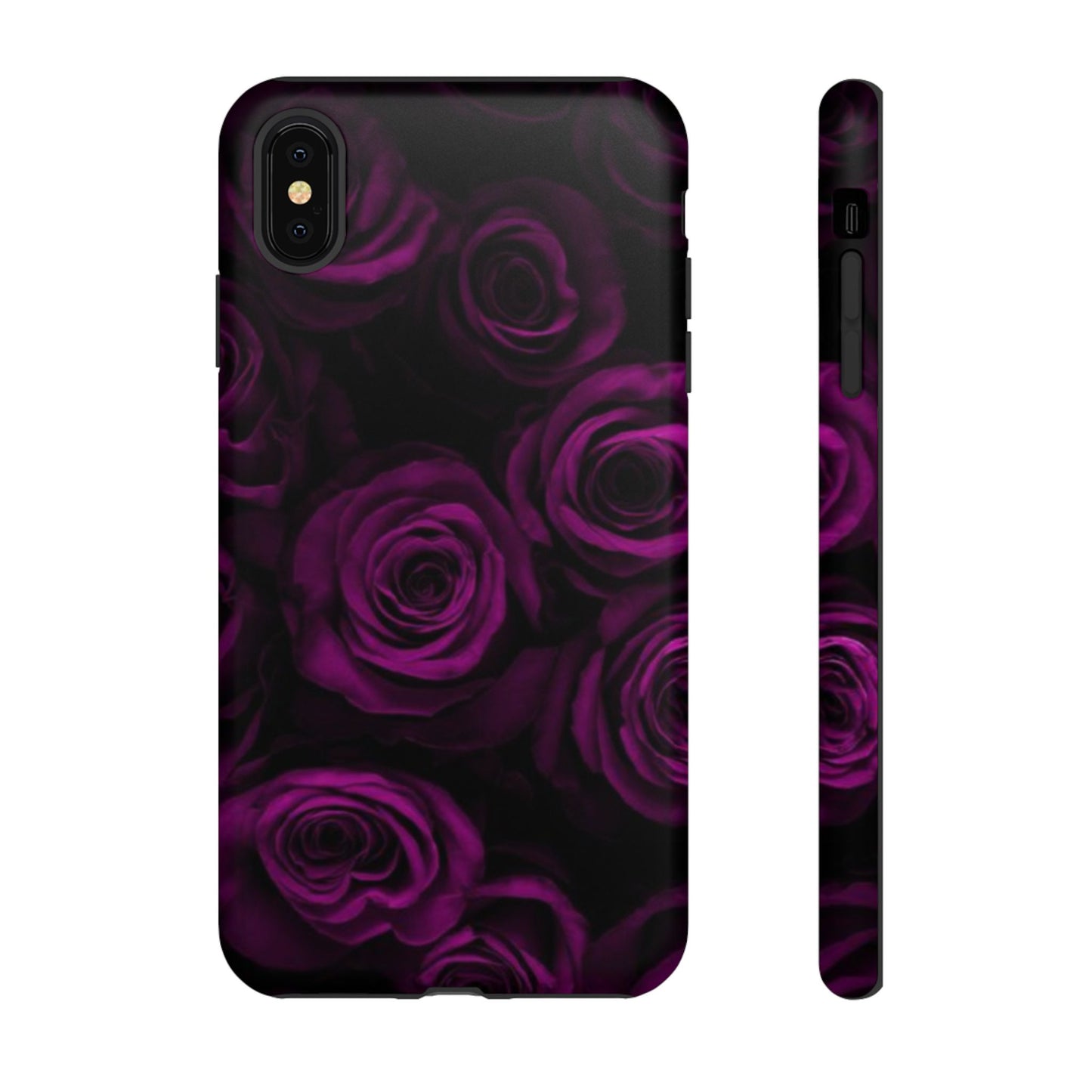 Dark Purple Roses Phone Tough Case