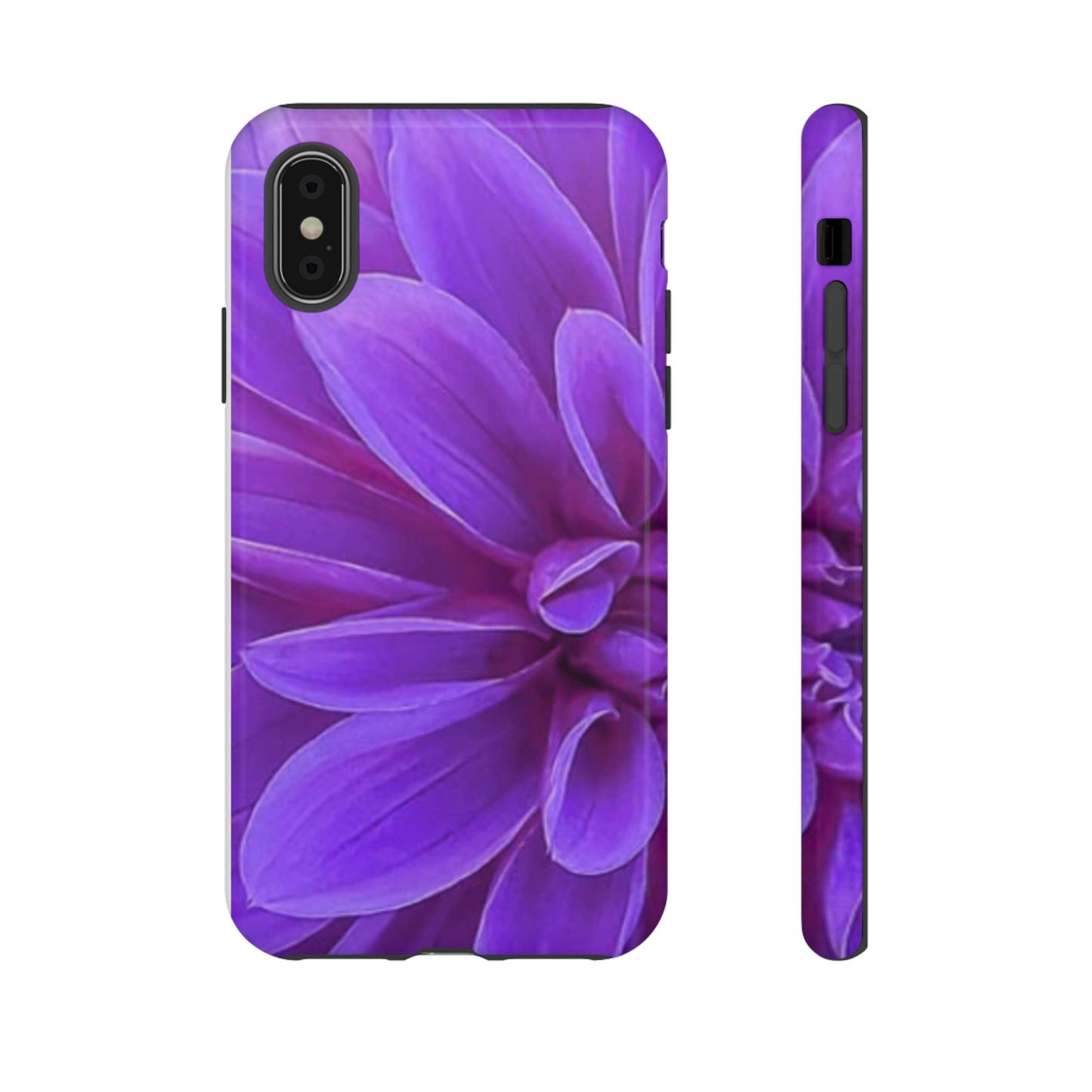 Purple Dahlia Tough Phone Case