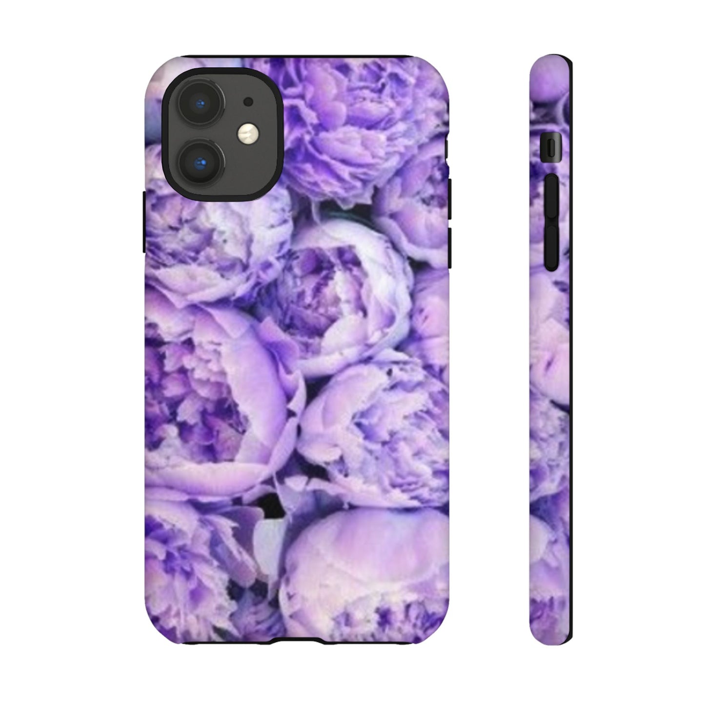 Purple Peony Tough Phone Case