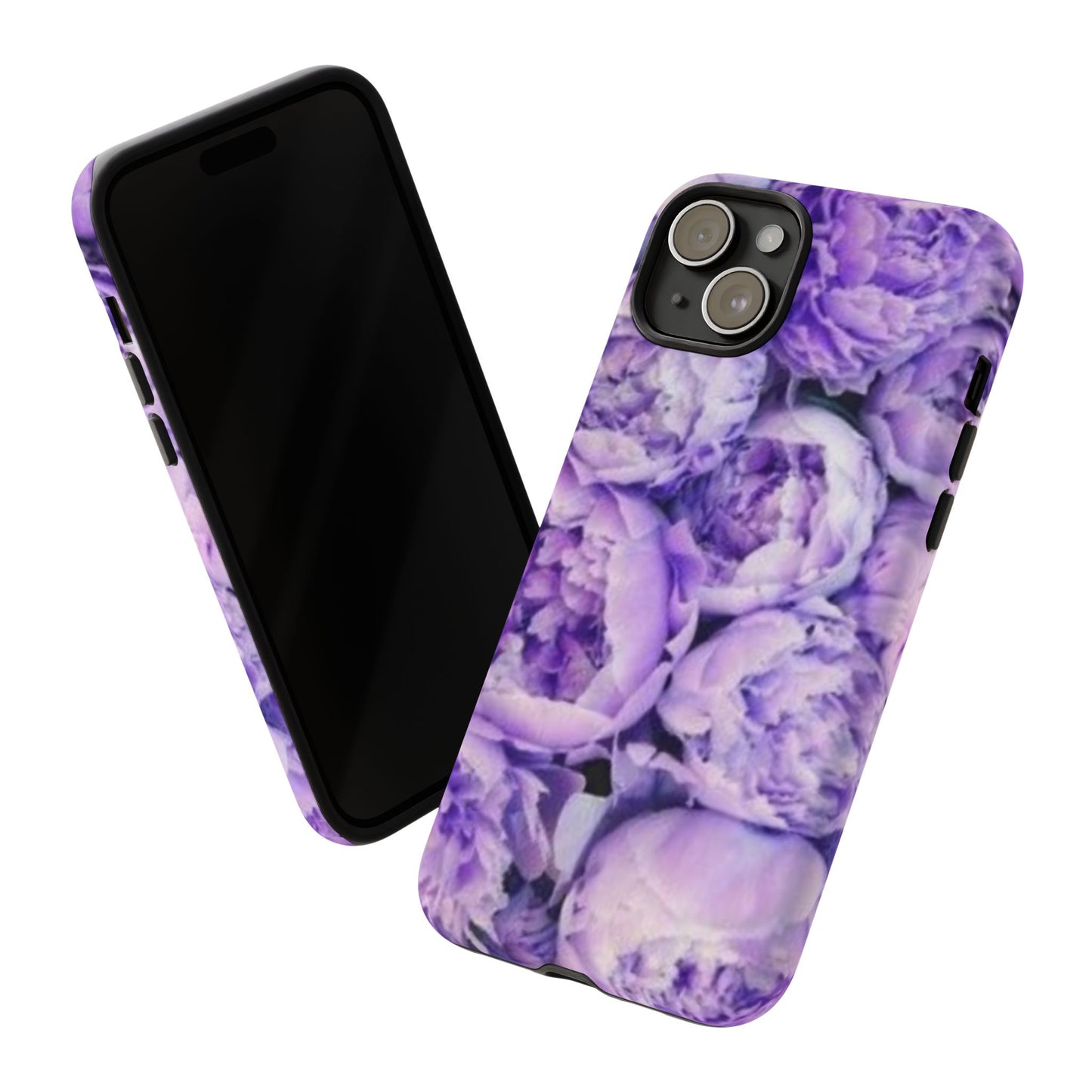 Purple Peony Tough Phone Case