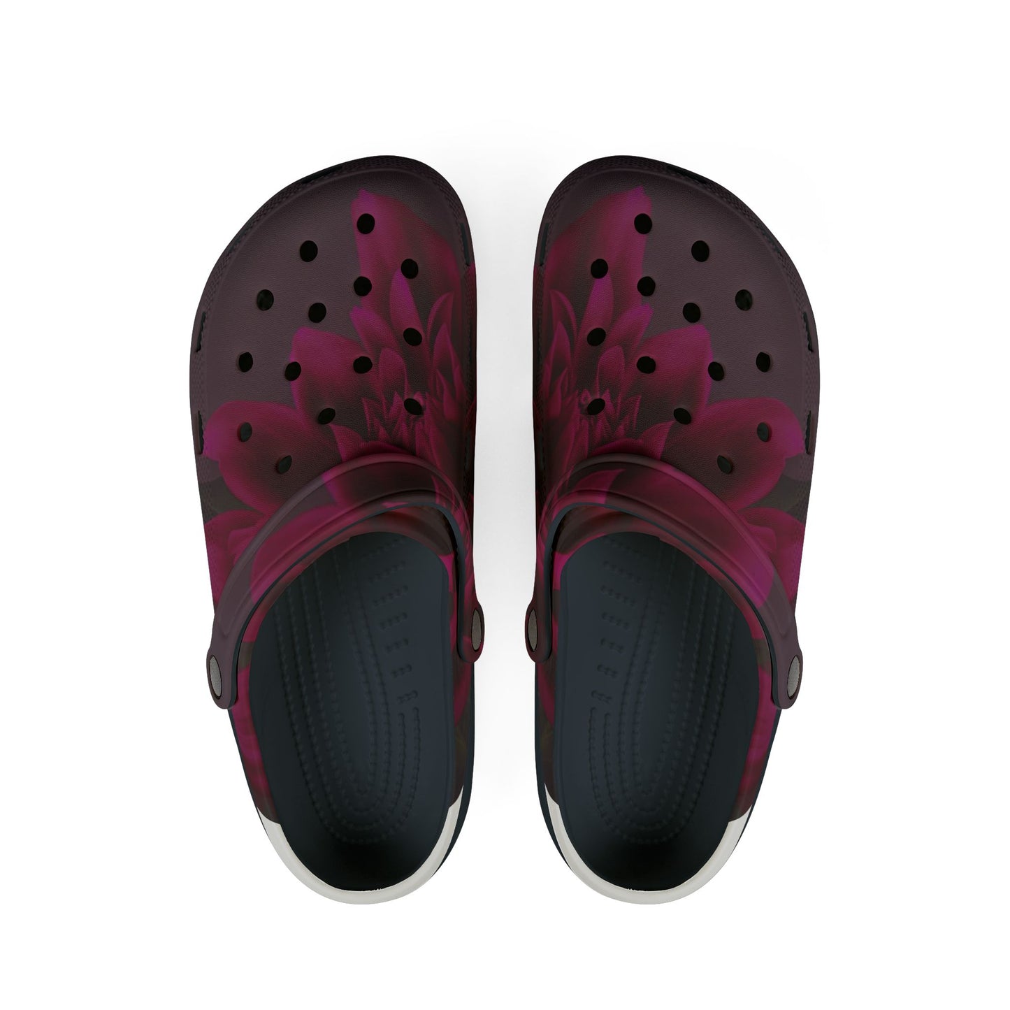 Magenta Dahlia Foam Shoes
