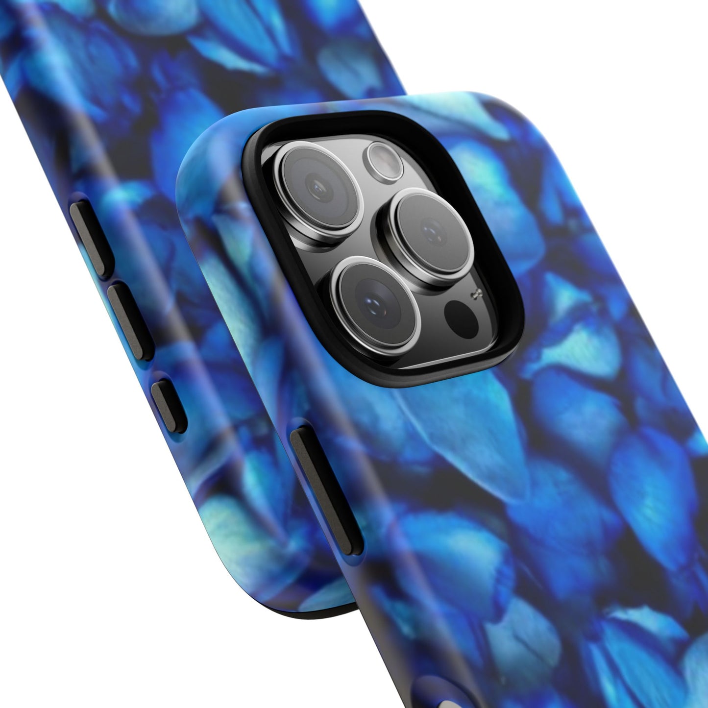 Blue Petals Tough Phone Case