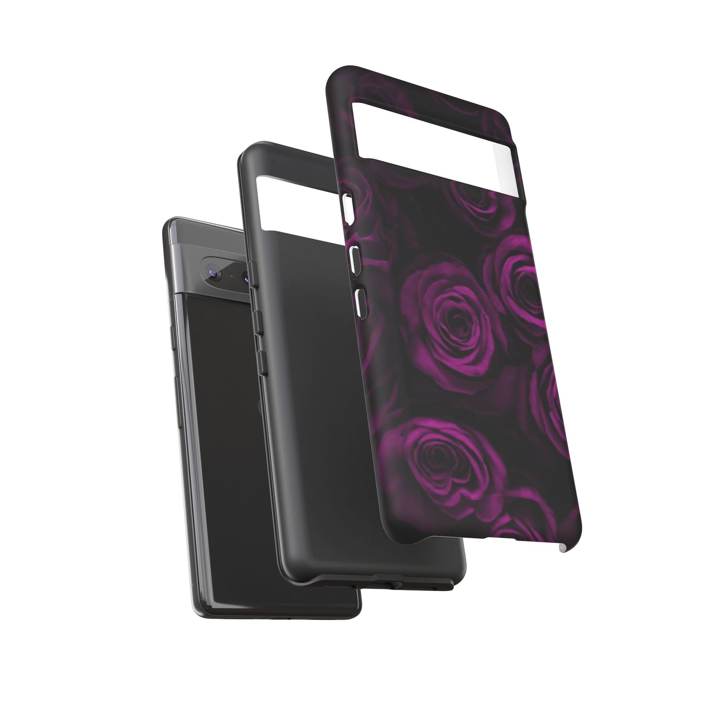 Dark Purple Roses Phone Tough Case