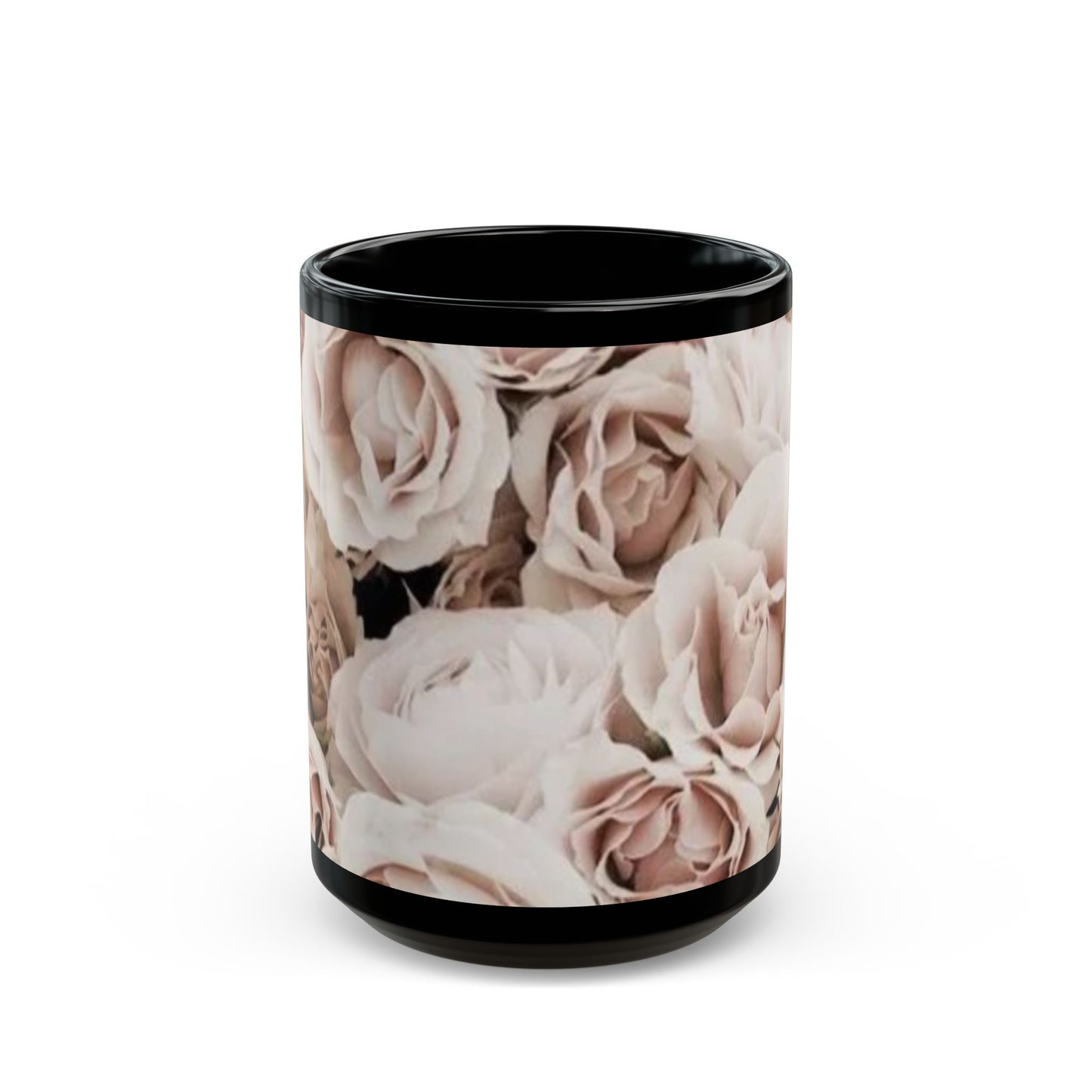Light Pink Roses Floral Design Mug – Soft and Elegant Gift