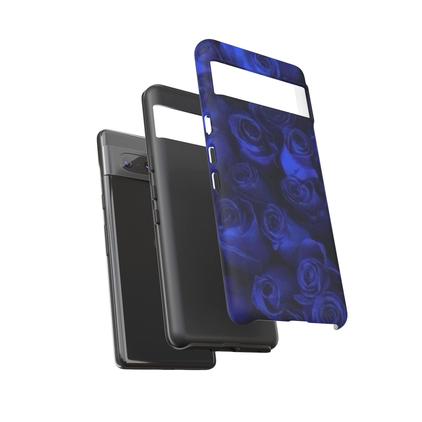 Dark Blue Roses Tough Phone Case