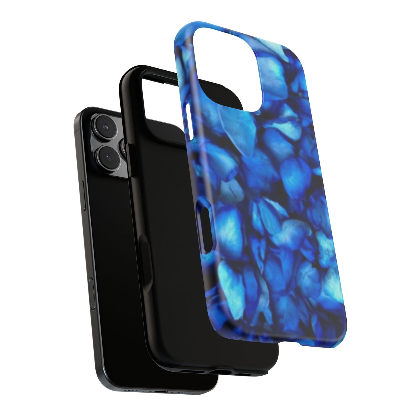 Blue Petals Tough Phone Case