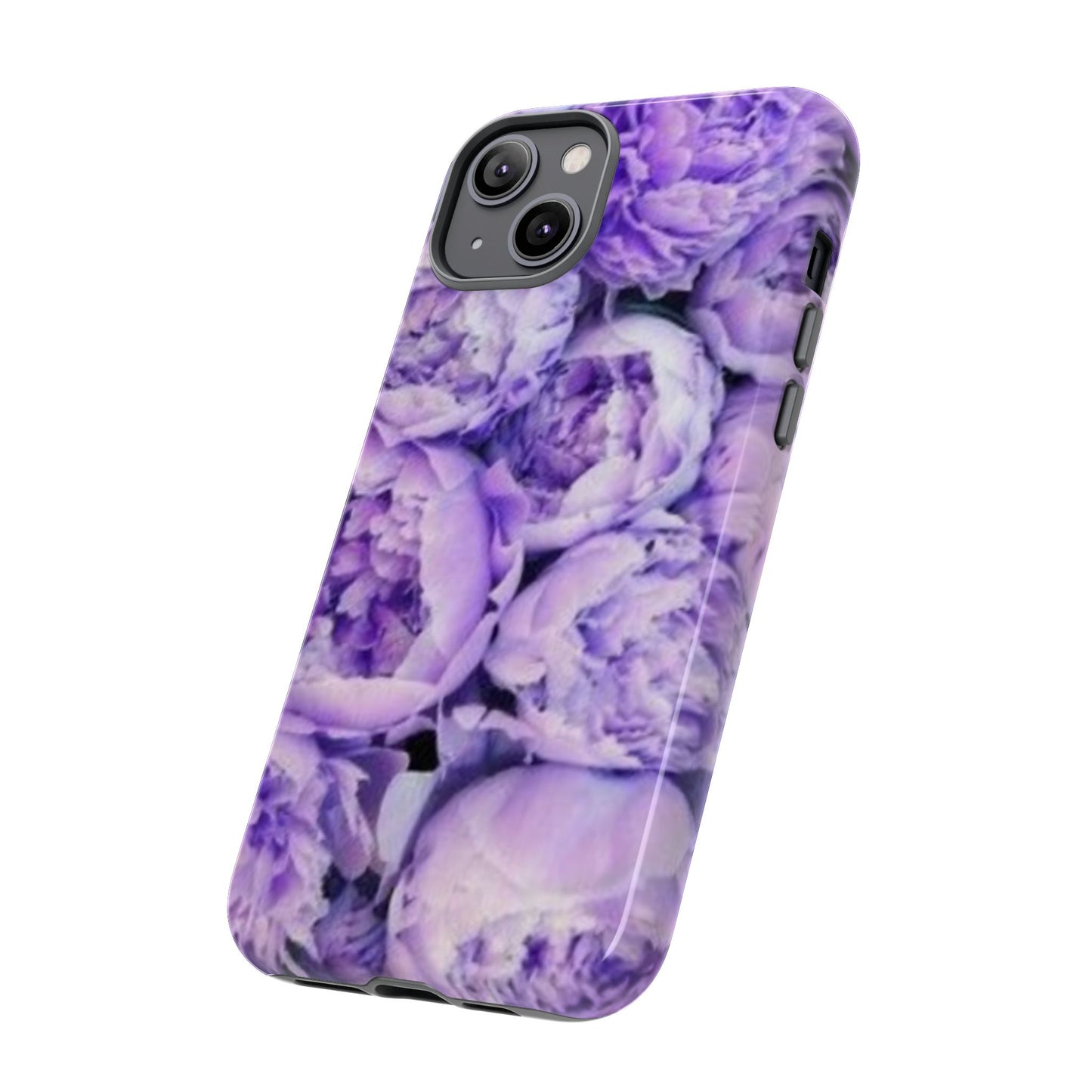 Purple Peony Tough Phone Case