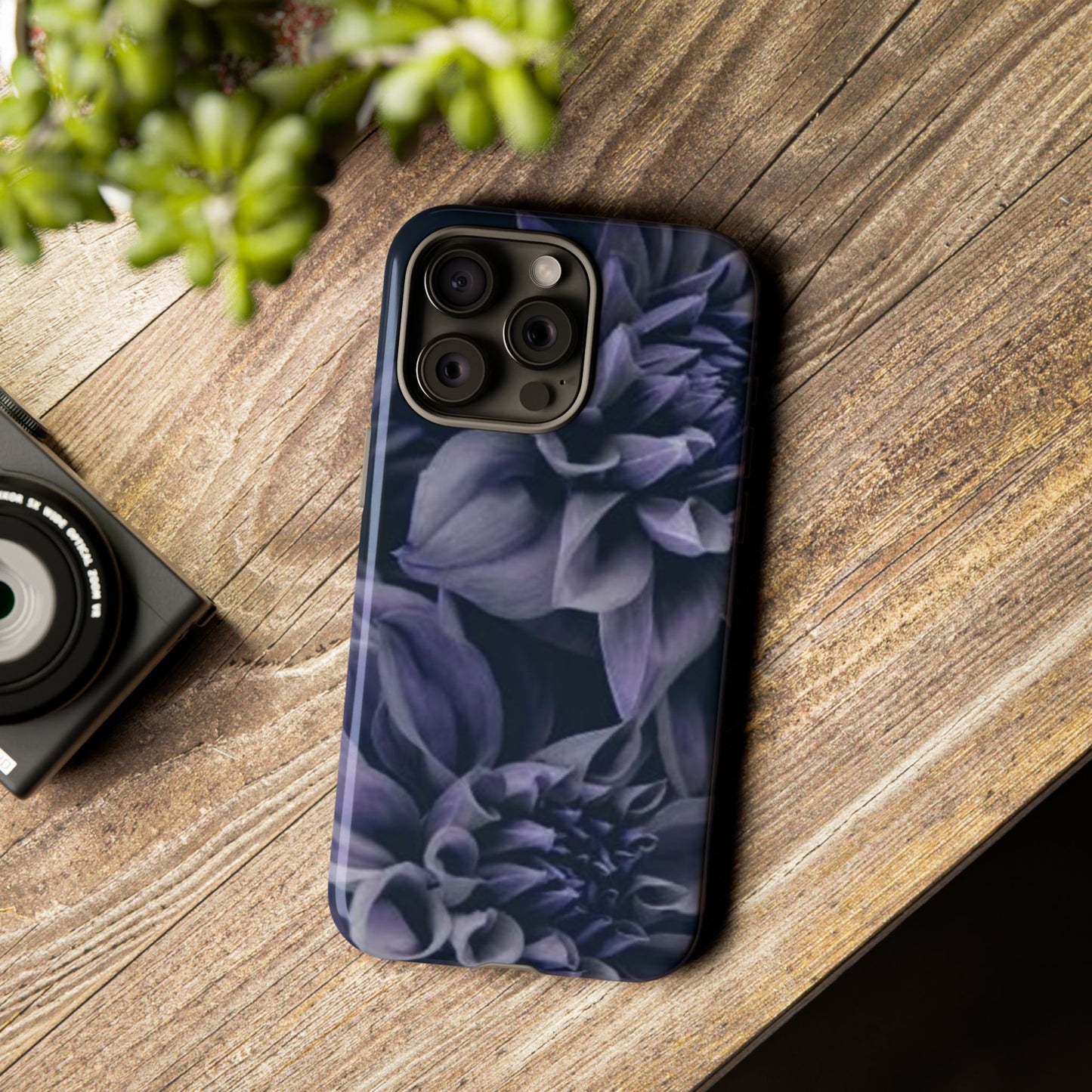Blue Dahlia Phone Tough Case