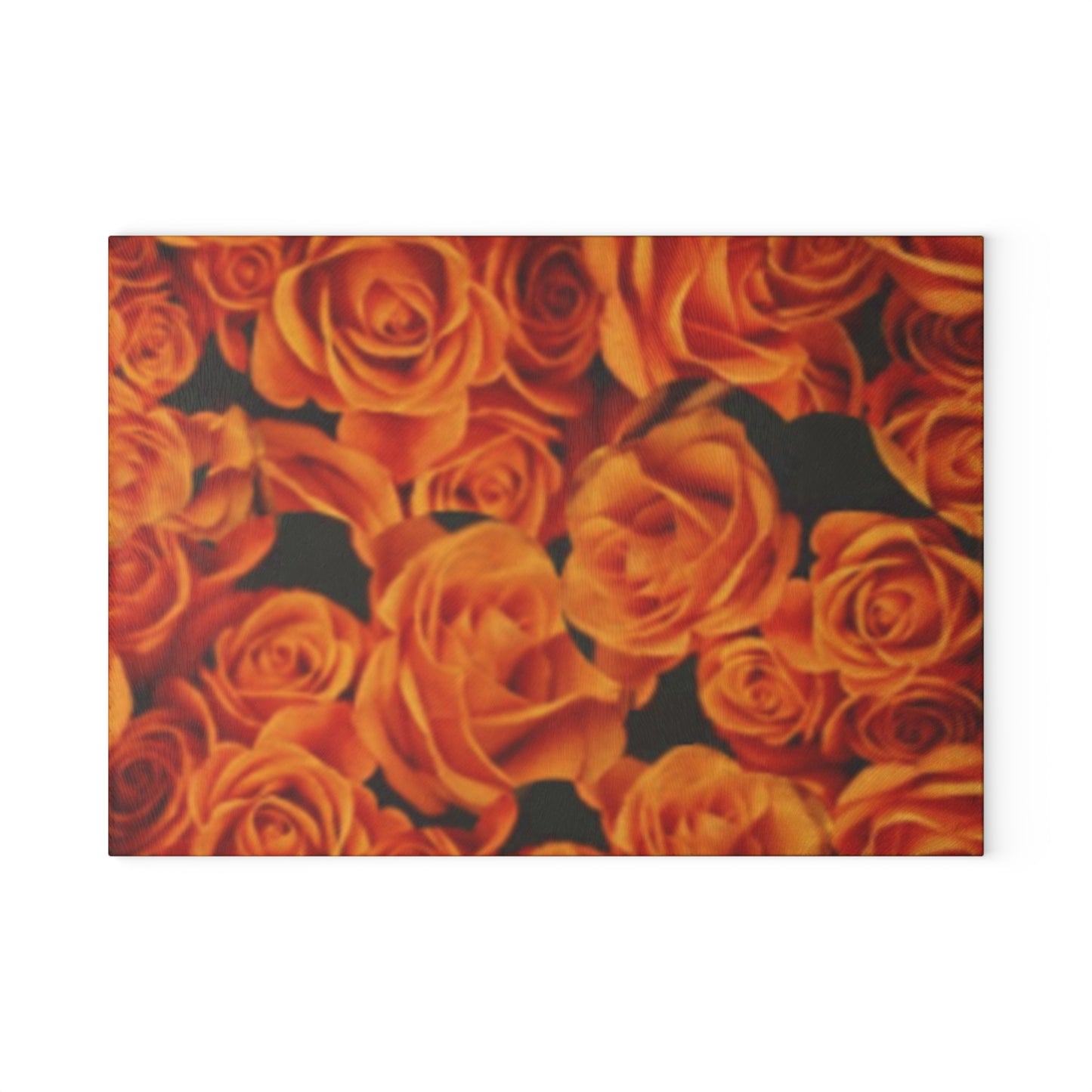 Orange Roses Cutting Board