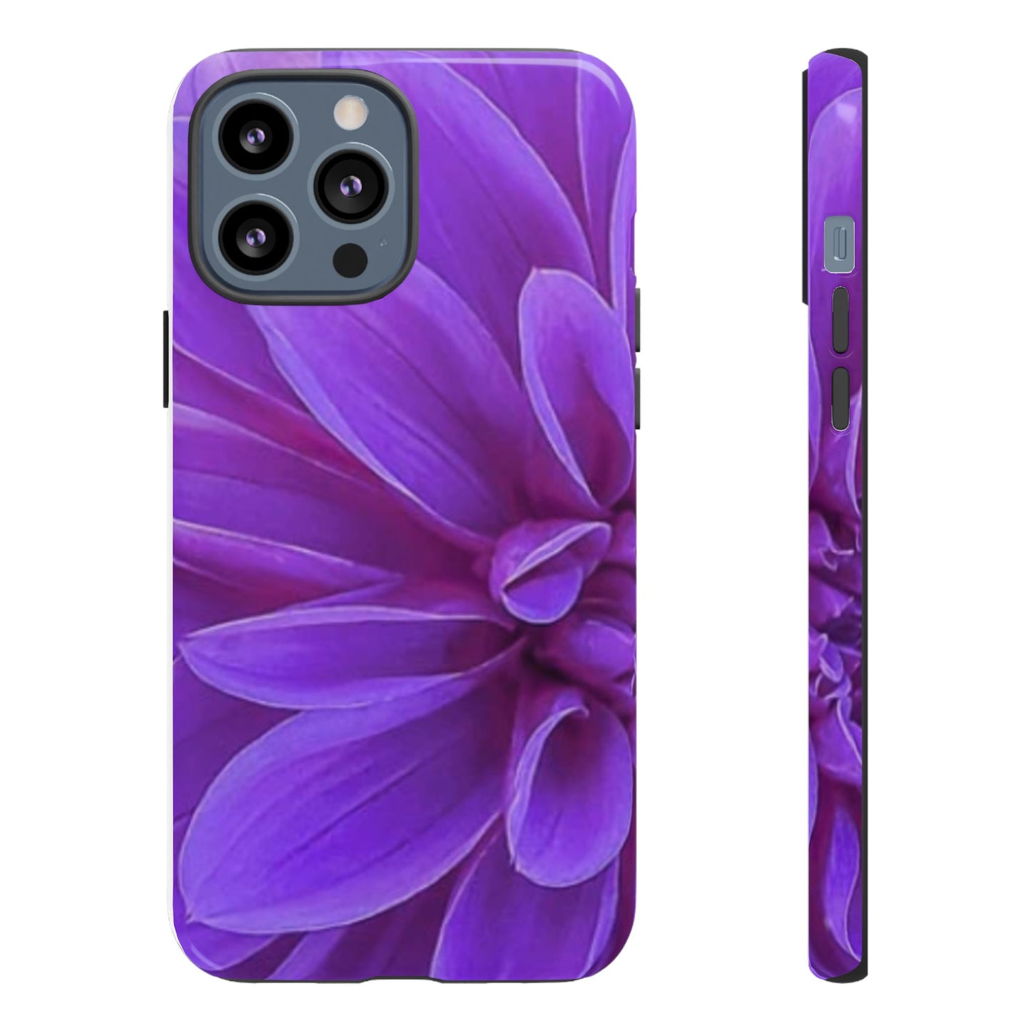 Purple Dahlia Tough Phone Case