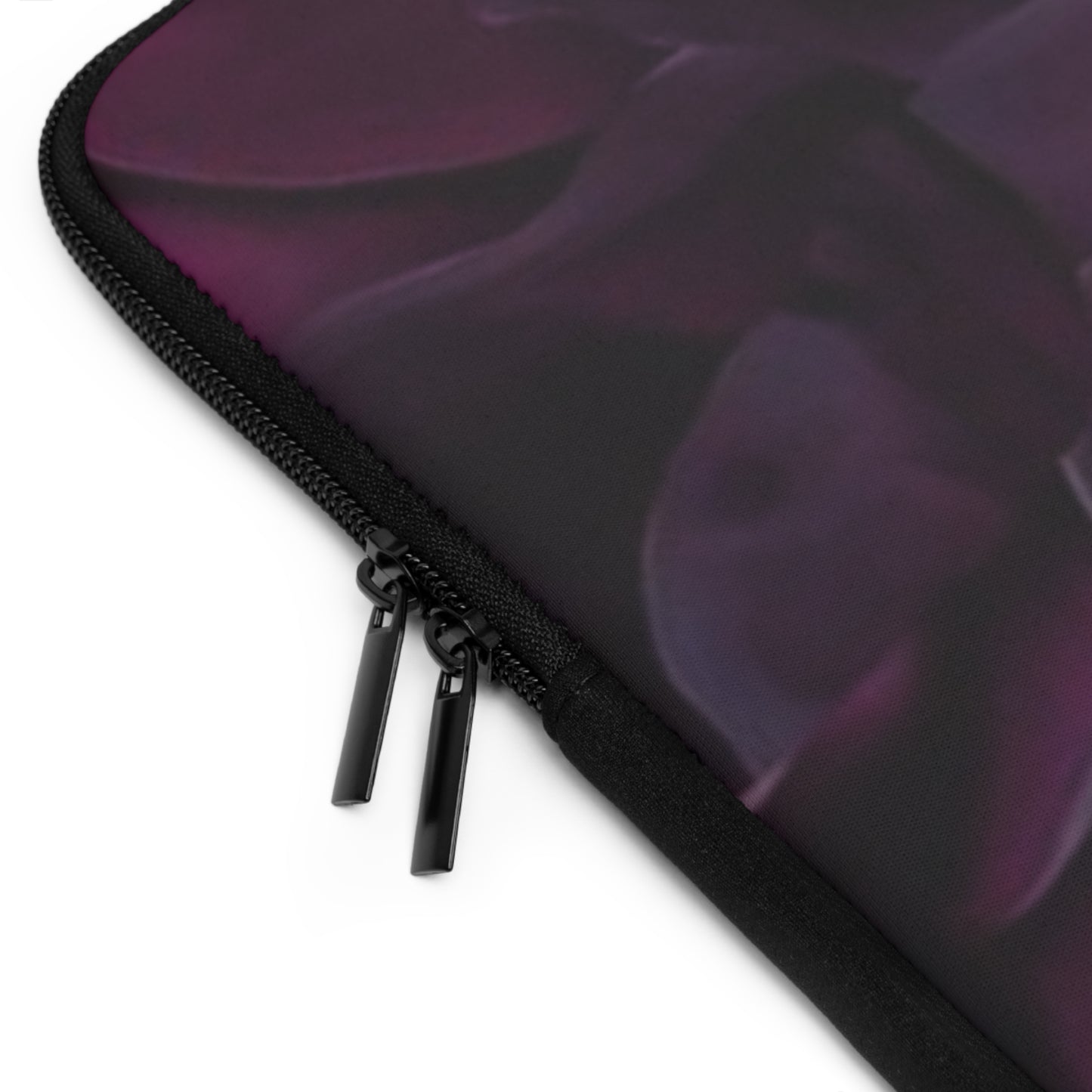 Dark Purple Floral Laptop Sleeve