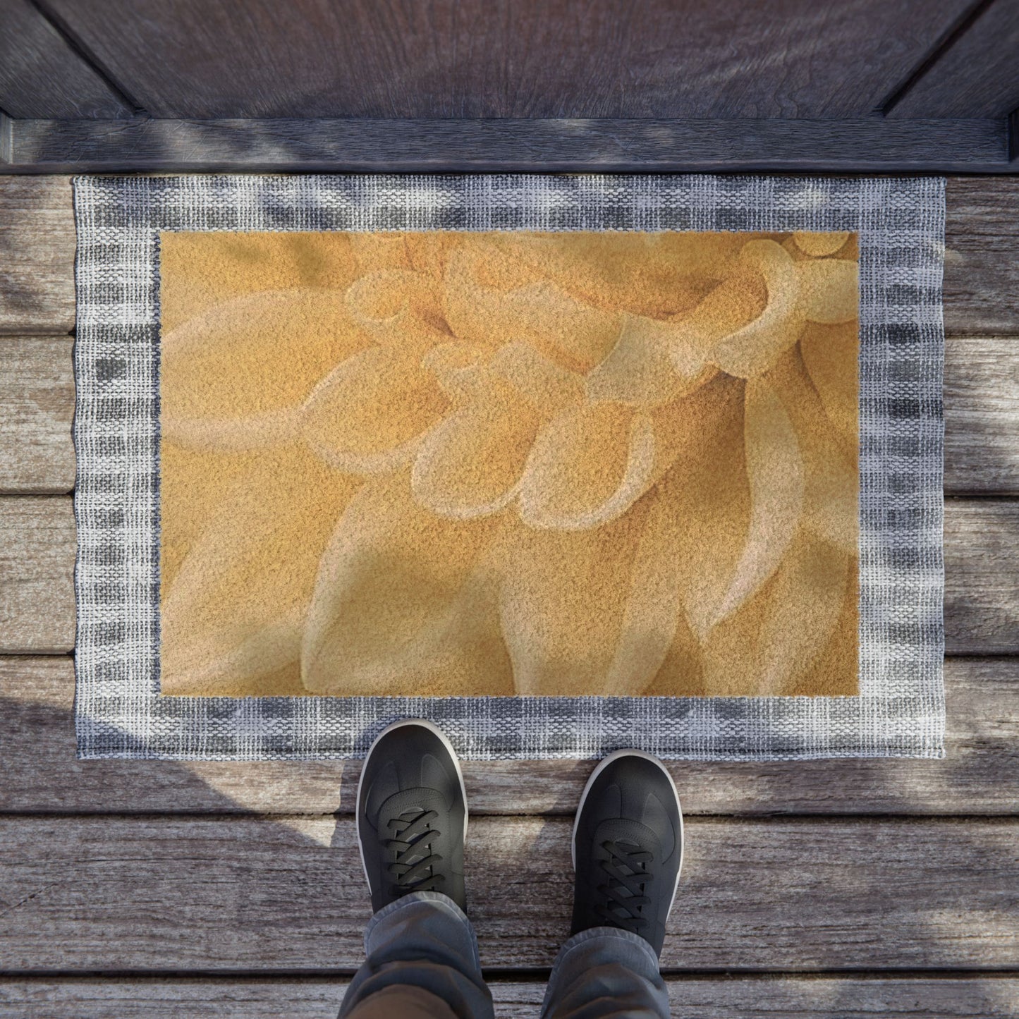 Yellow Dahlia Doormat