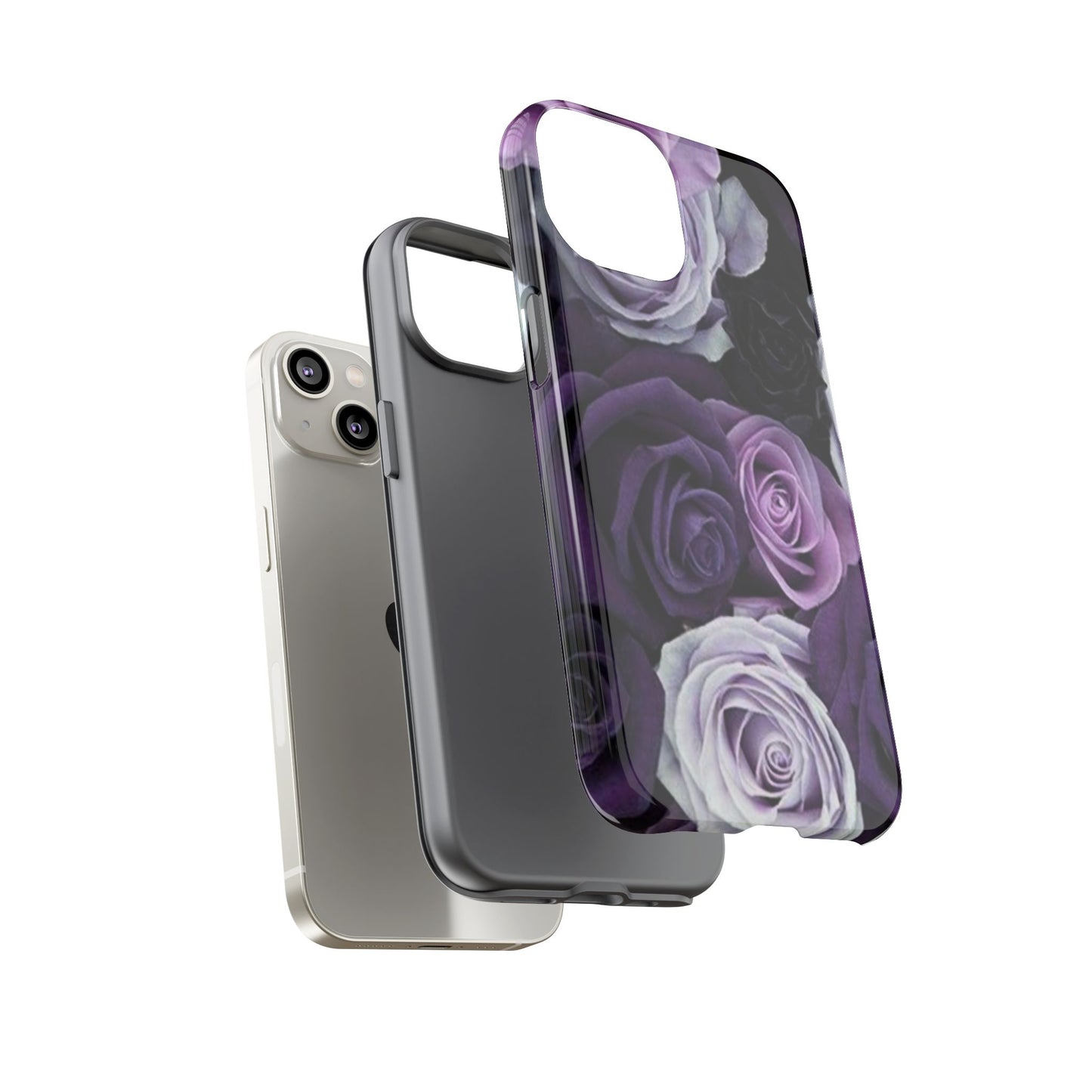 Purple Roses Tough Phone Case